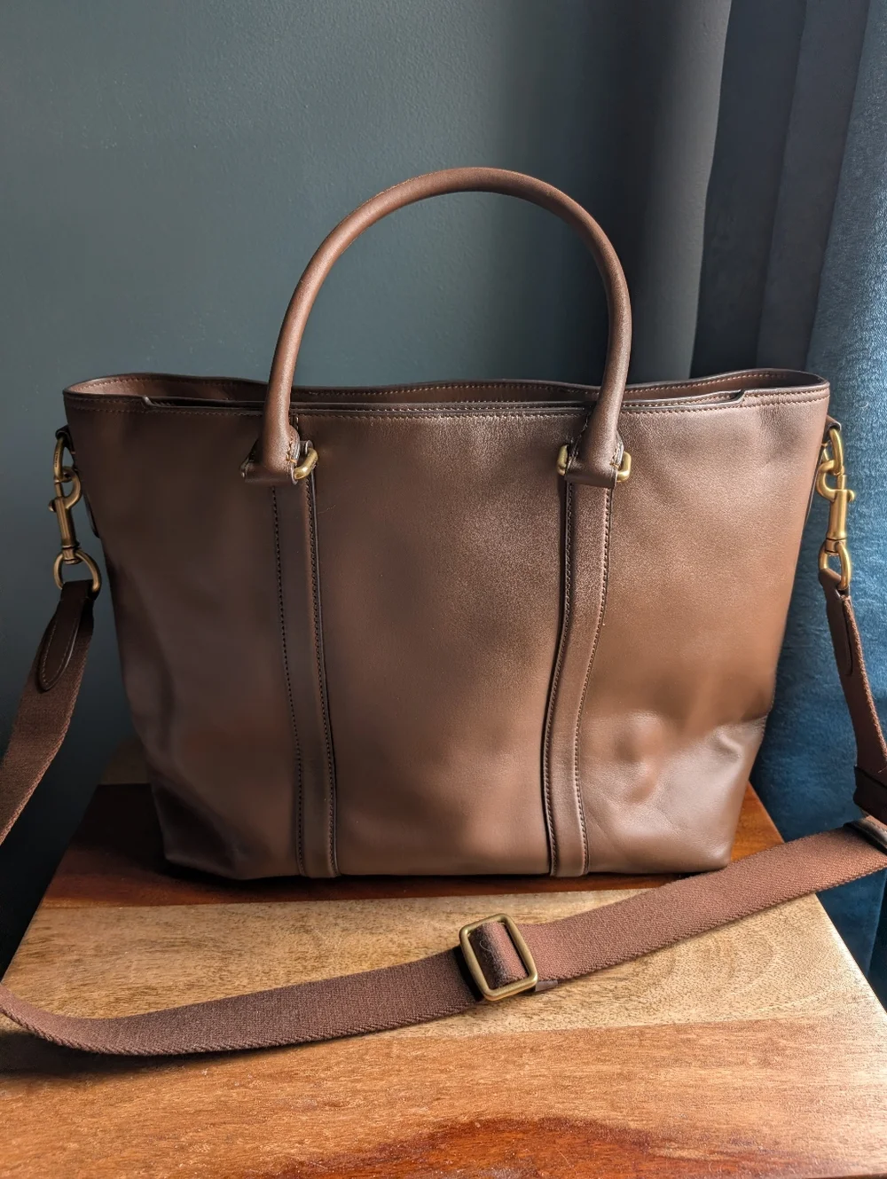 Coach Metro Tote Brown - Picture 9 of 14